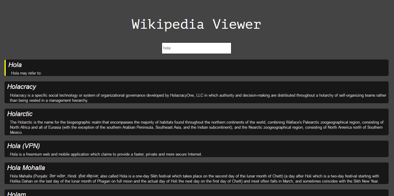 Wikipedia-Viewer